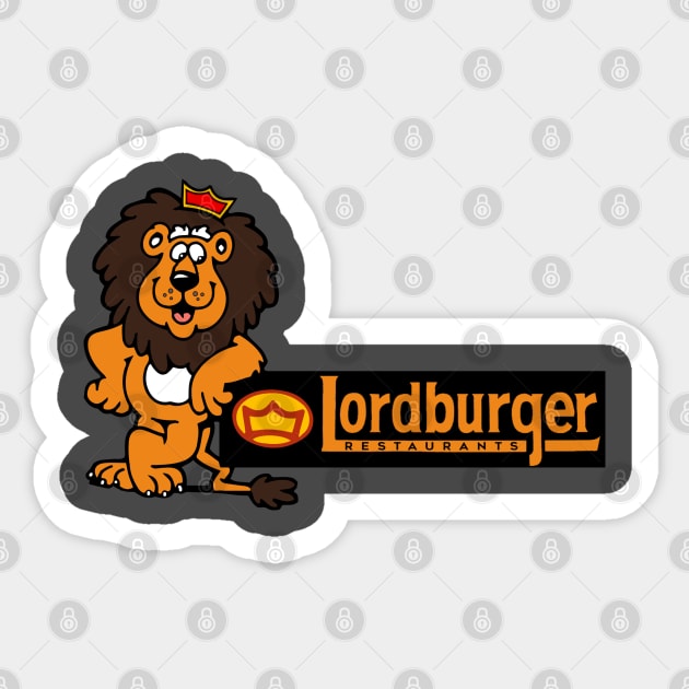 Lordburger Leo the Lion Sticker by carcinojen